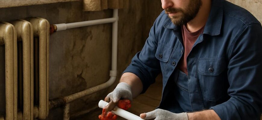 Кубинка: Замена металлопластиковых труб отопления