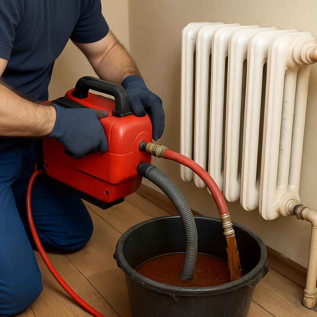 Промывка труб отопления и радиаторов в Кубинке