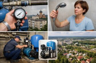 Кубинка: причины падения давления и как увеличить напор воды в насосной станции