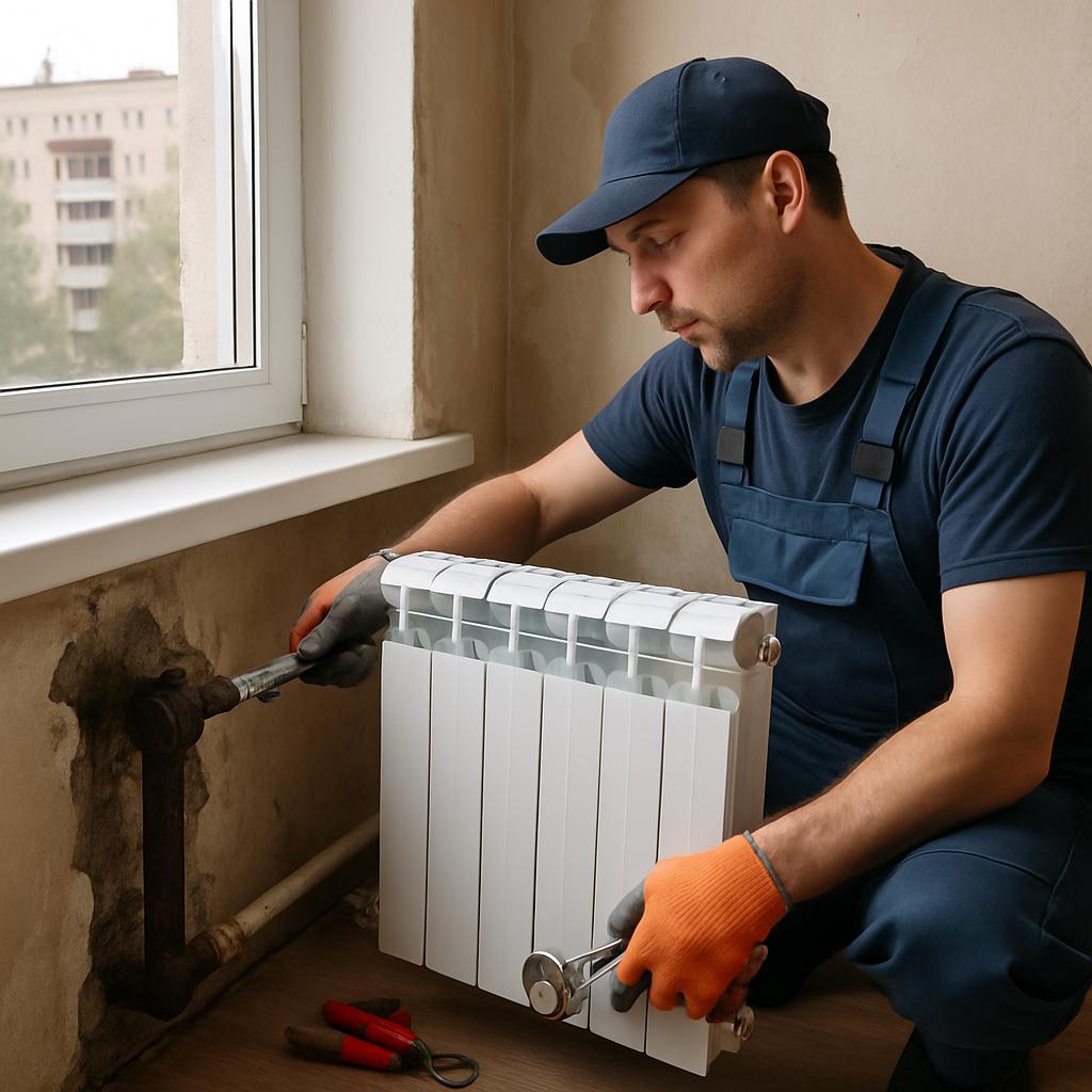 Когда необходима замена отопления и радиаторов в Кубинке