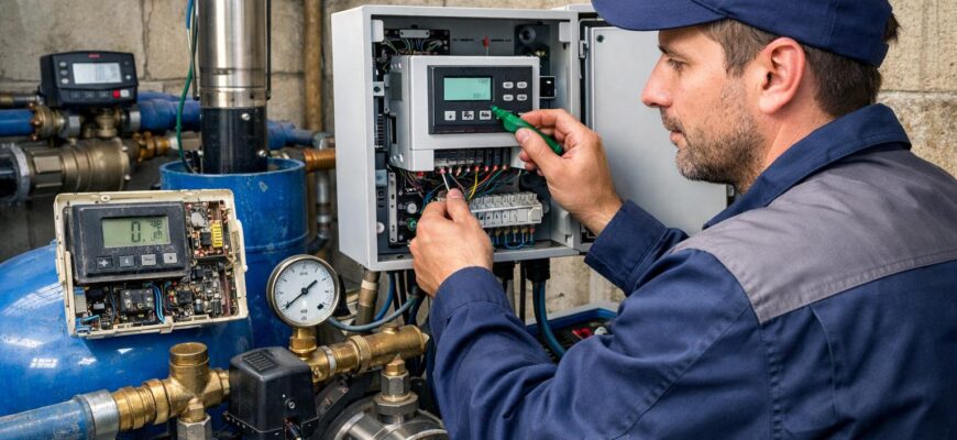 Кубинка: замена автоматики водоснабжения