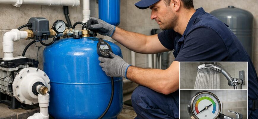Обслуживание гидроаккумулятора водоснабжения в Кубинке