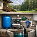 Монтаж насоса в колодце в Кубинке