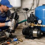 Кубинка: замена насоса гидроаккумулятора и автоматики в частном водоснабжении