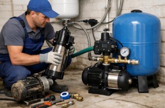 Кубинка: замена насоса гидроаккумулятора и автоматики в частном водоснабжении