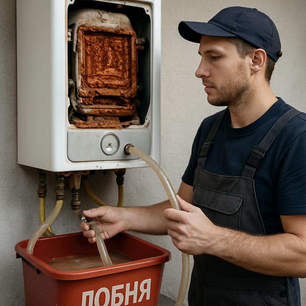 Лобня: промывка котла от накипи