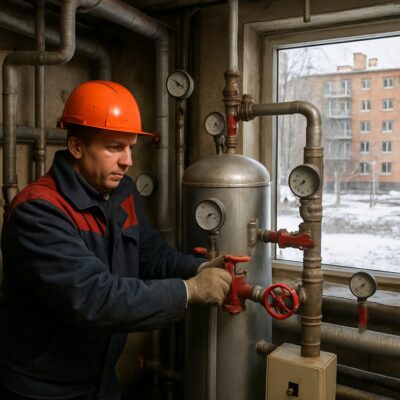 Лобня: запуск и пуско-наладка системы отопления