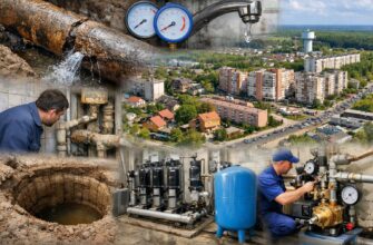 Лобня: причины снижения давления в системе и как увеличить напор воды в насосной станции