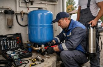 Ремонт гидроаккумулятора водоснабжения в Лобне