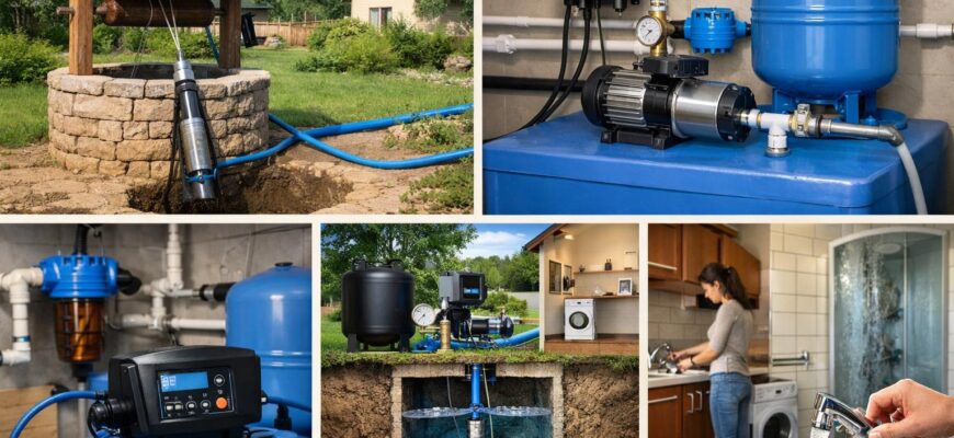 Как организовать водоснабжение дома от колодца в Лобне