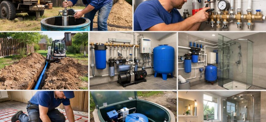 Стоимость установки систем водоснабжения в Лобне