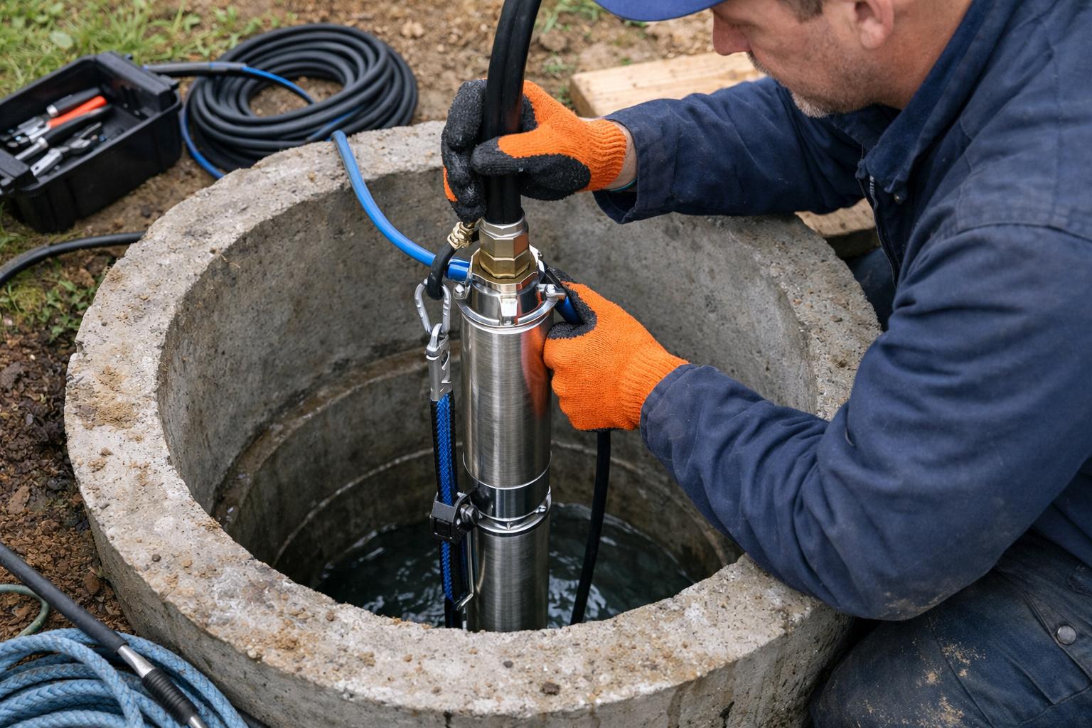 Экспертный монтаж насосов в колодце частного водоснабжения Лотошино — быстро, чисто, надежно Экспертный монтаж насосов в колодце частного водоснабжения Лотошино — быстро, чисто, надежно