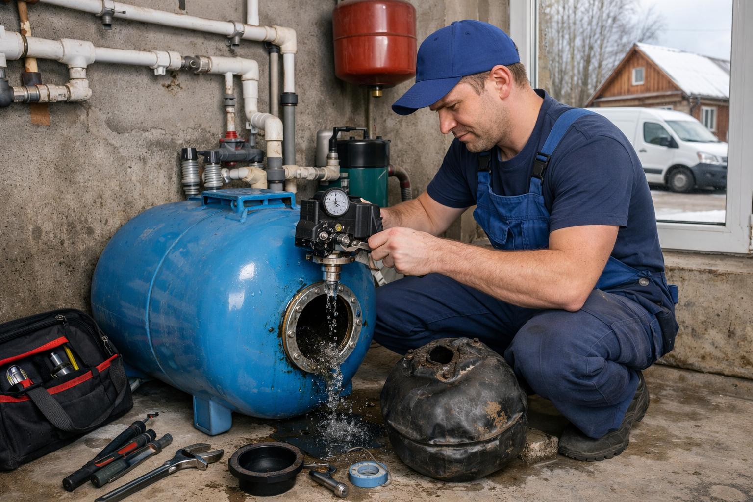 Срочный ремонт гидроаккумулятора в Лотошино — приедем в тот же день!