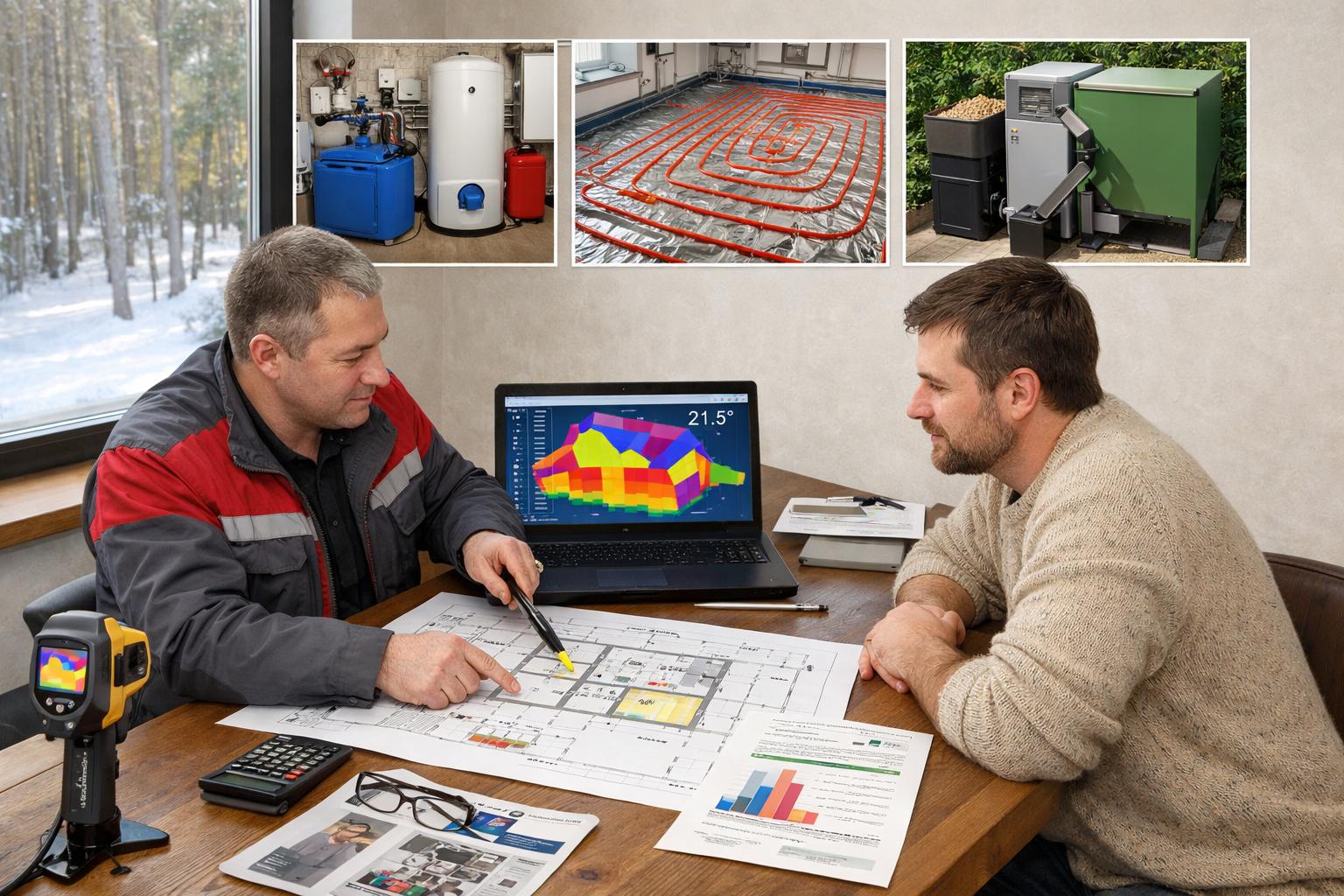 Профессиональный расчёт теплопотерь для дома 350 м² в Лотошино — точность с первого визита