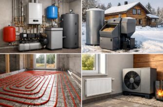 Отопление дома 200 кв. м в Лотошино