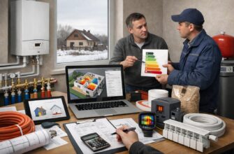 Отопление дома 110 кв. м в Лотошино