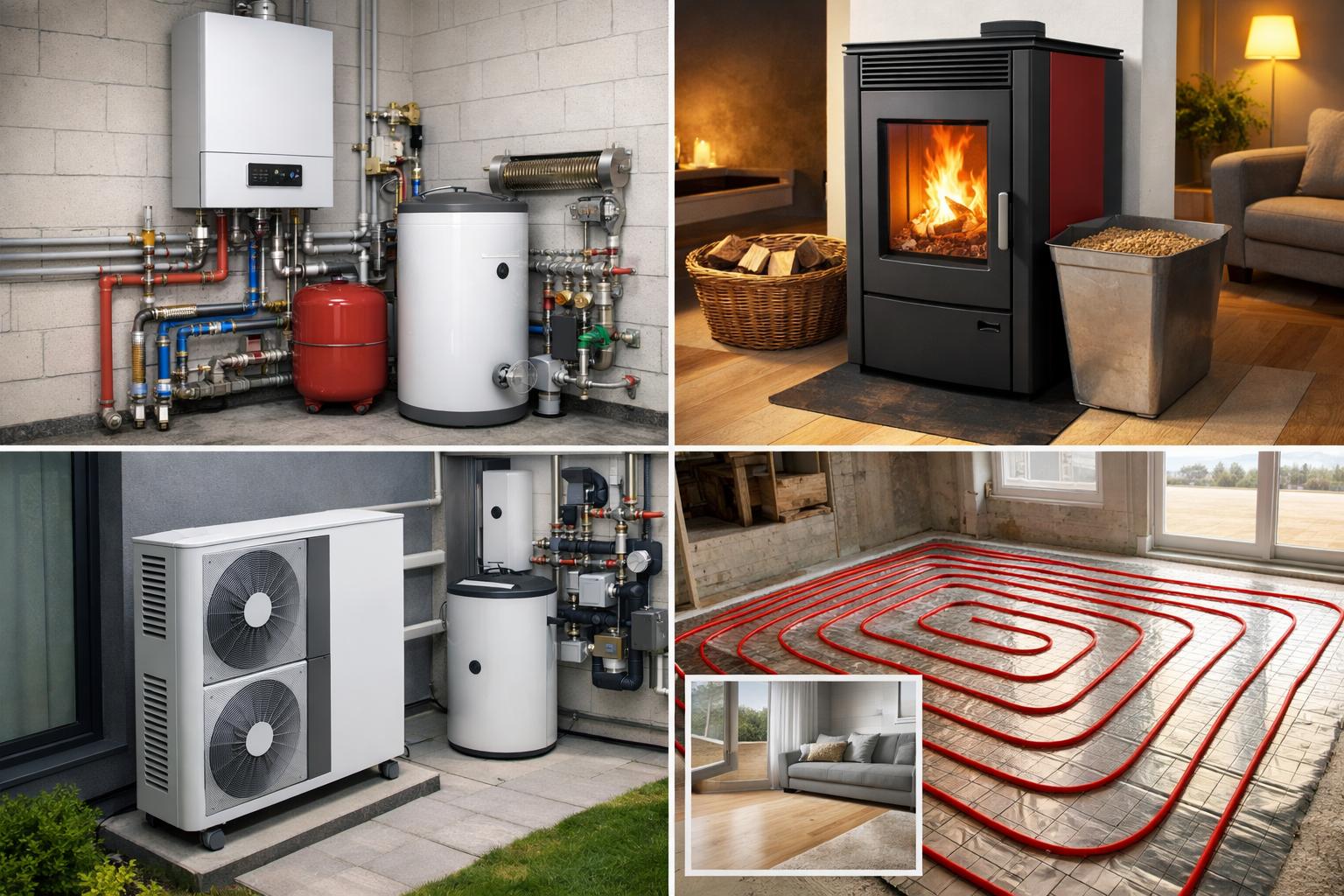 Типы отопительных систем для дома 170 кв. м: быстрый обзор