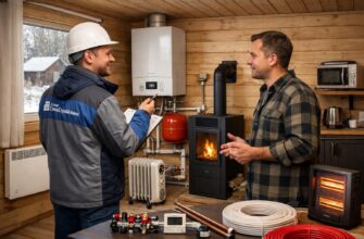 Отопление дома 15 кв. м в Лотошино