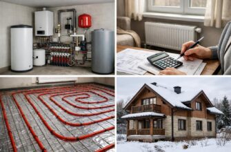 Отопление дома 160 кв. м в Лотошино