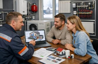 Отопление дома 150 кв. м в Лотошино