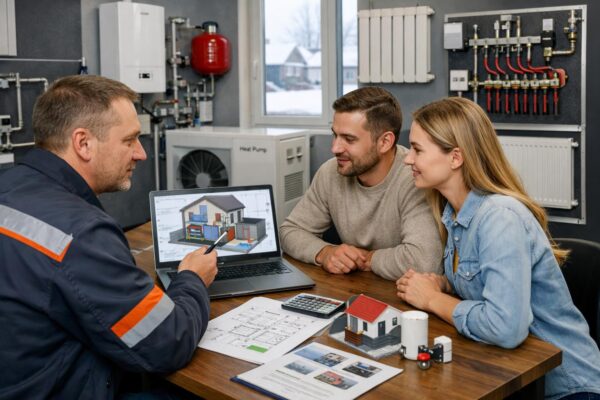 Отопление дома 150 кв. м в Лотошино