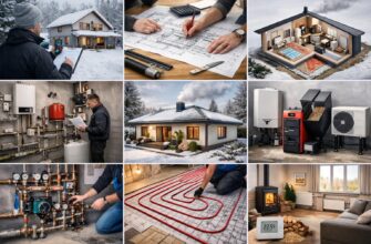 Отопление дома 120 кв. м в Лотошино