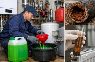 Замена антифриза в водяном отоплении Можайска