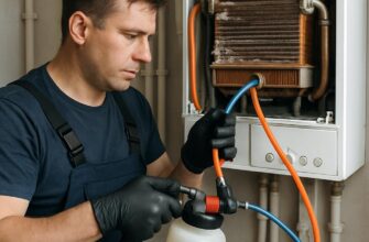 Промывка теплообменника котла в Можайске