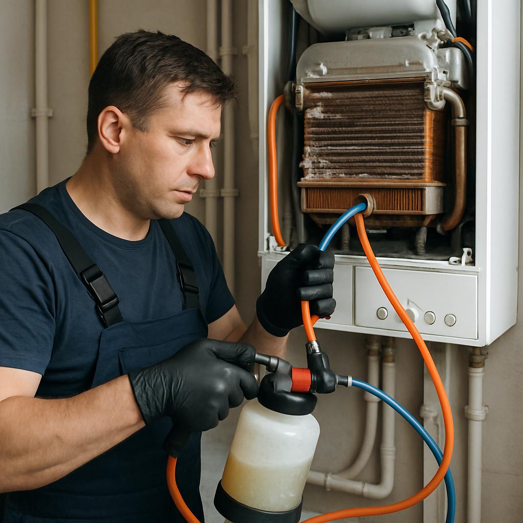 Преимущества регулярной промывки теплообменника котла