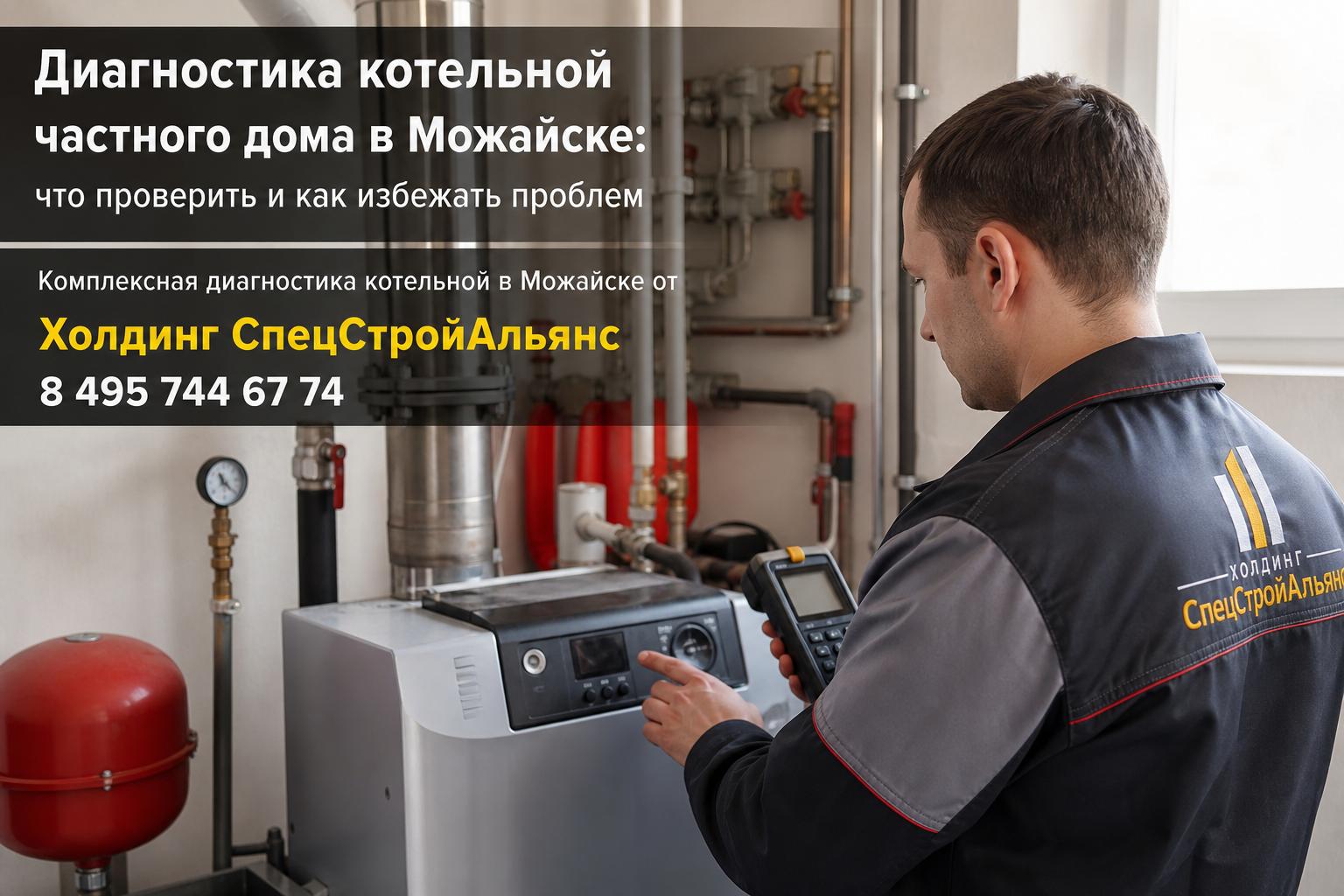 Комплексная диагностика котельной в Можайске от
