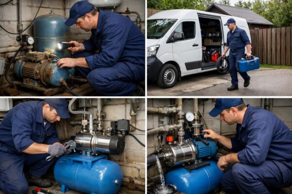 Можайск: замена насоса водоснабжения