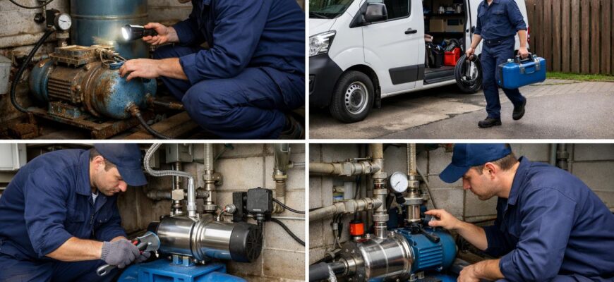 Можайск: замена насоса водоснабжения