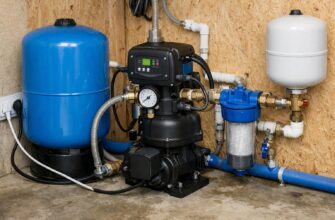 Установка автоматики водоснабжения в частном доме в Можайске