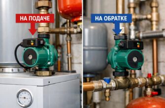Можайск: куда ставить насос в системе отопления