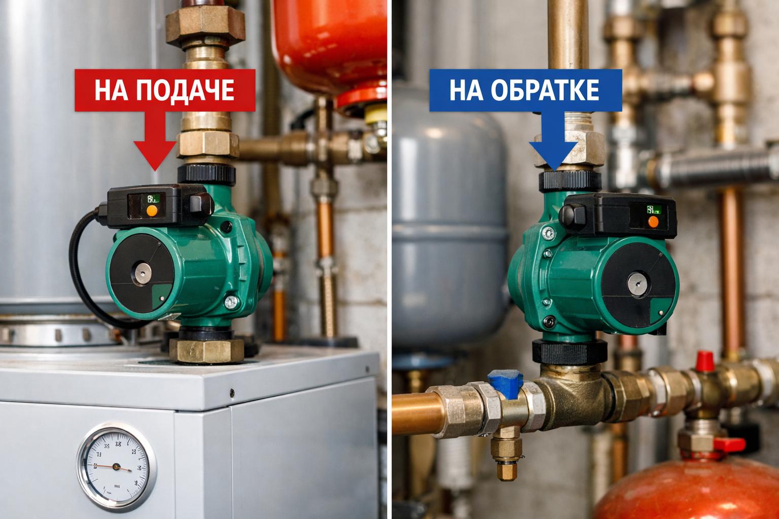 Почему место установки насоса решает эффективность вашей системы отопления