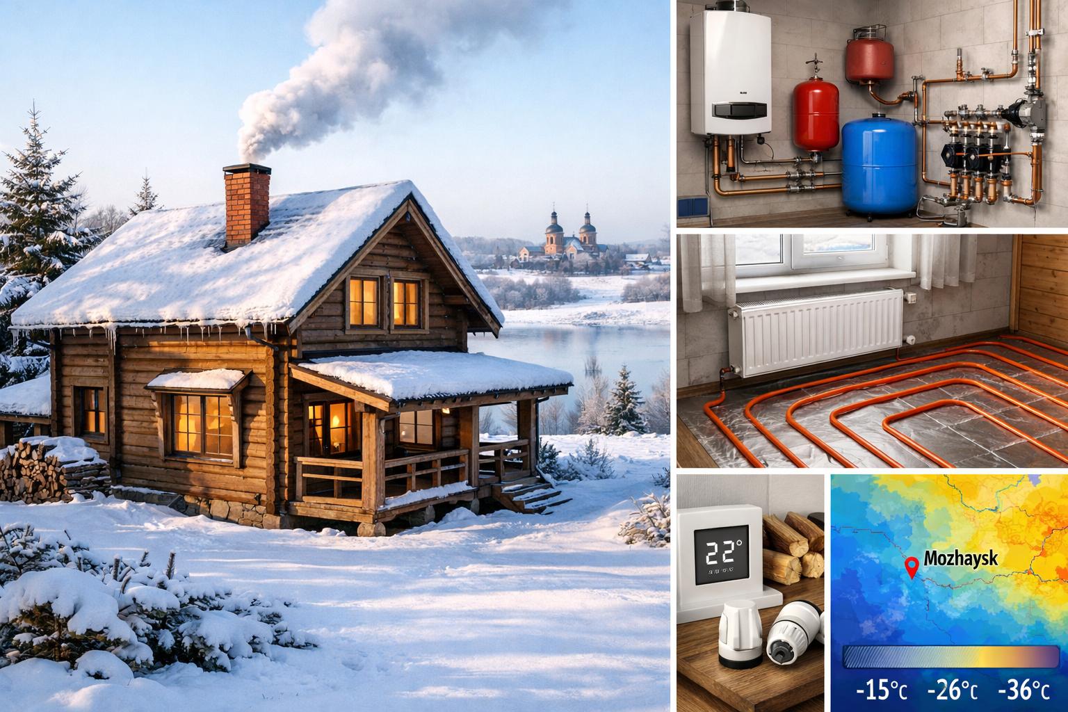 Климат и теплотребности частного дома в Можайске