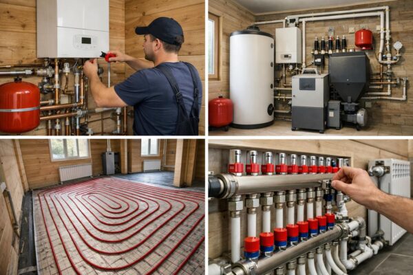 Отопление частного дома в Можайске