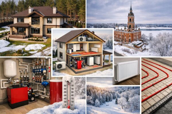 Отопление дома 300 кв. м в Можайске