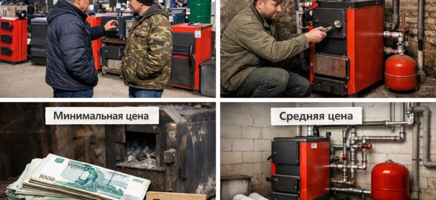 Можайск: стоимость работ по замене твердотопливного котла