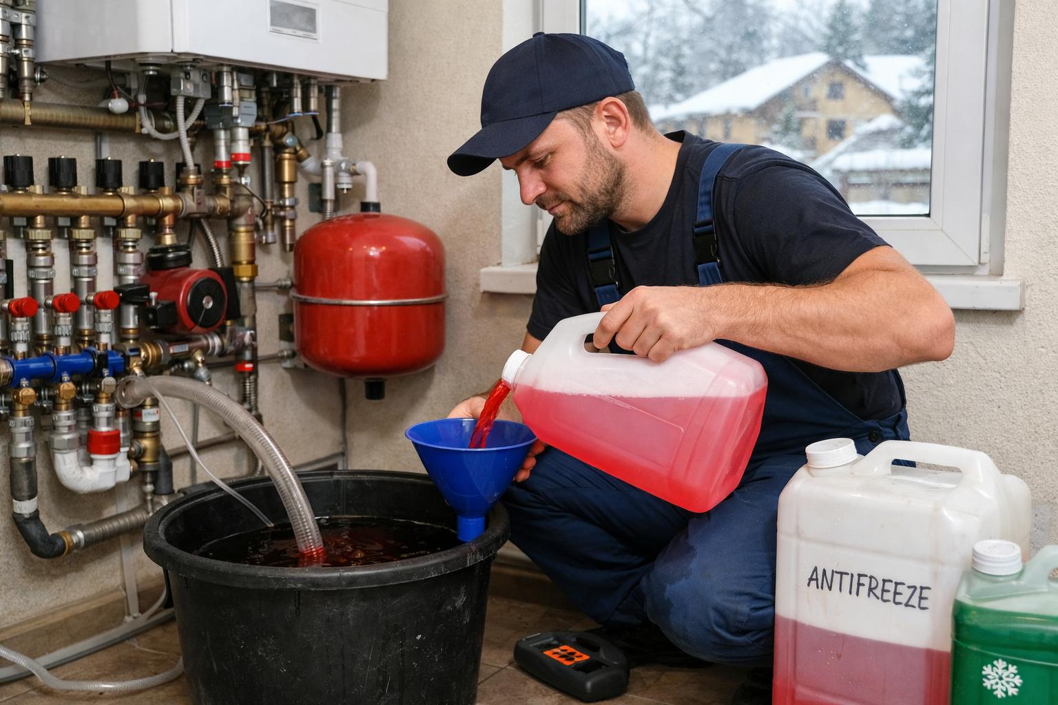 Заменяем антифриз в водяном отоплении Наро‑Фоминска — надежно и быстро