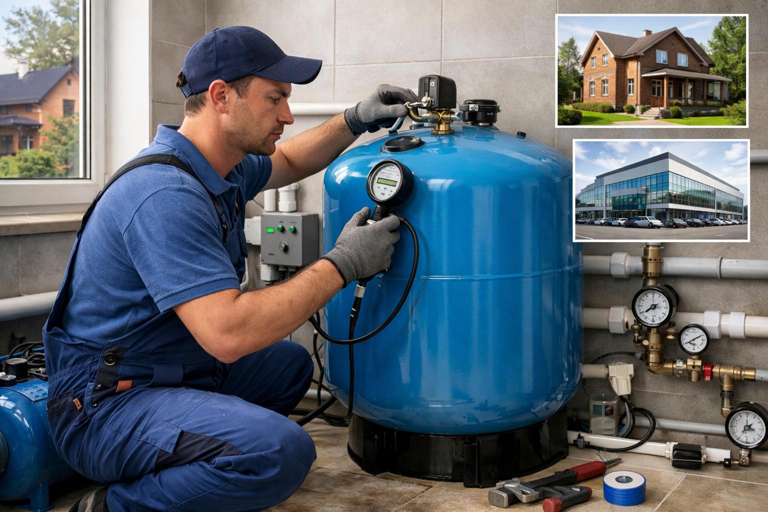 Обслуживание гидроаккумулятора водоснабжения Наро-Фоминск: почему это важно для частных и коммерческих объектов