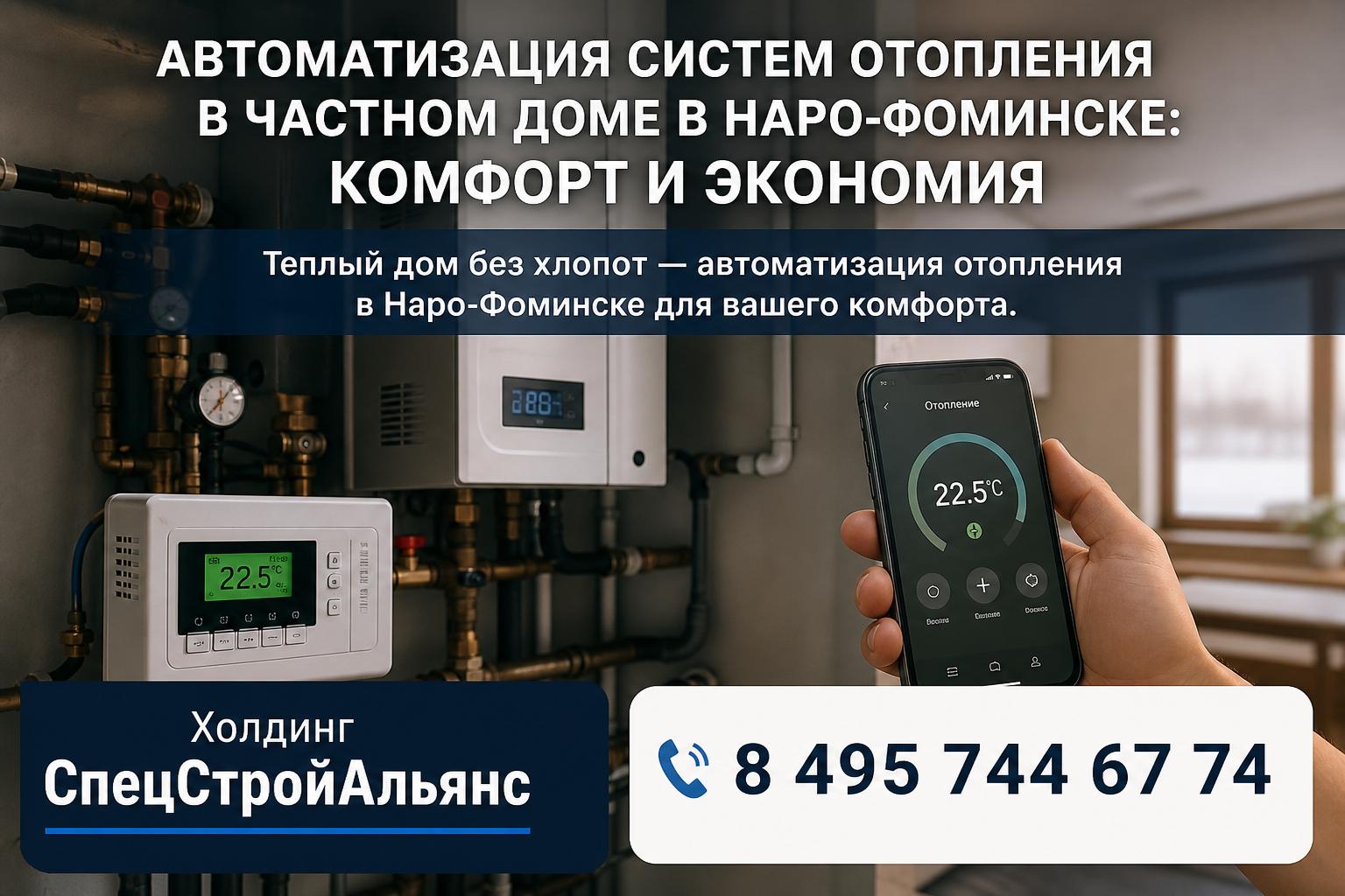 Теплый дом без хлопот — автоматизация отопления в Наро‑Фоминске для вашего комфорта Теплый дом без хлопот — автоматизация отопления в Наро‑Фоминске для вашего комфорта
