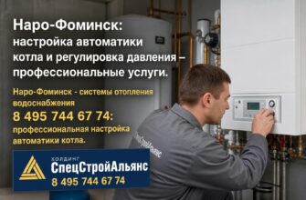 Наро‑Фоминск: настройка автоматики котла и регулировка давления