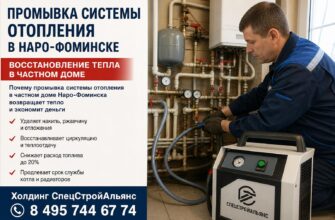 Промывка системы отопления в Наро‑Фоминске