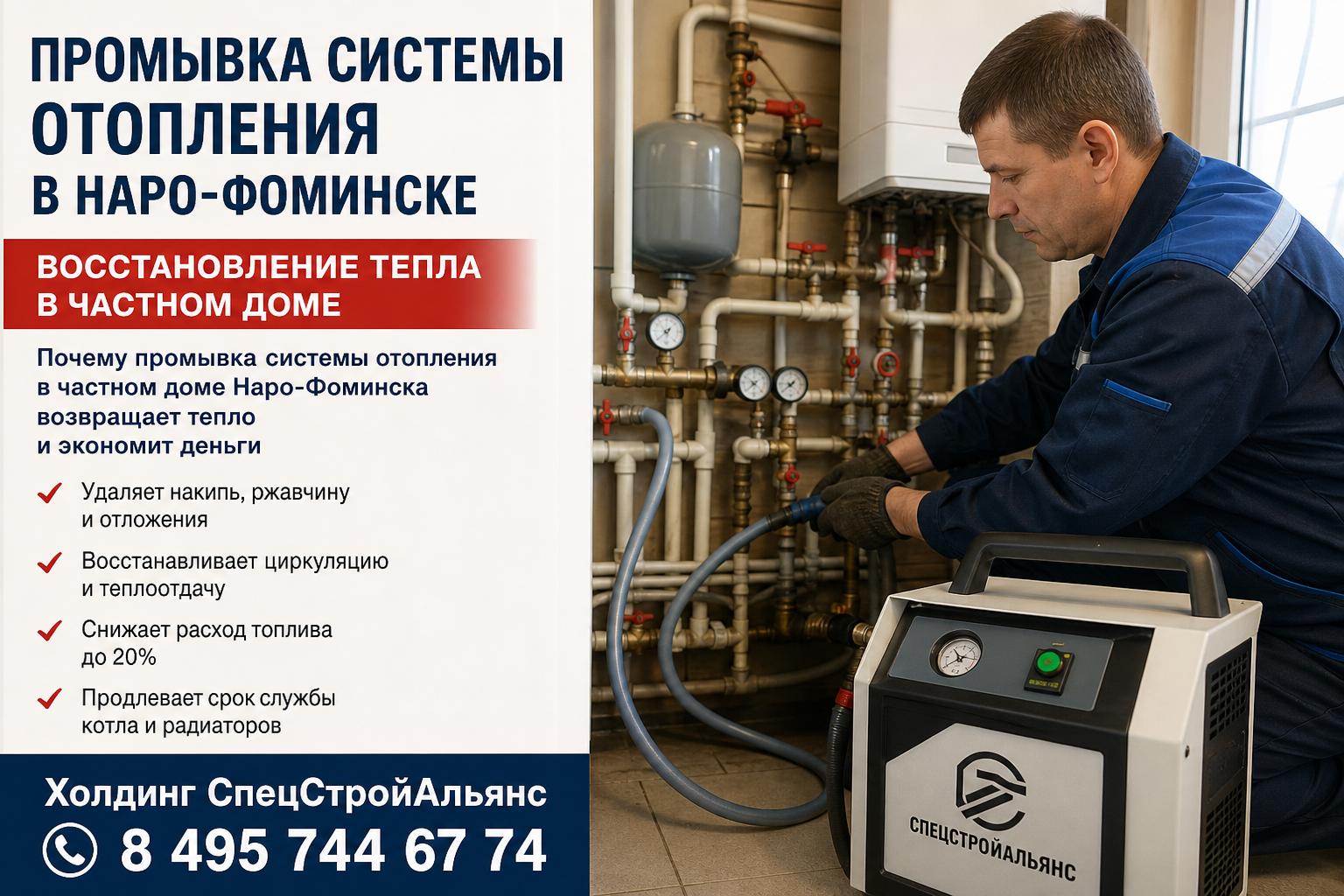 Почему промывка системы отопления в частном доме Наро‑Фоминска возвращает тепло и экономит деньги Почему промывка системы отопления в частном доме Наро‑Фоминска возвращает тепло и экономит деньги