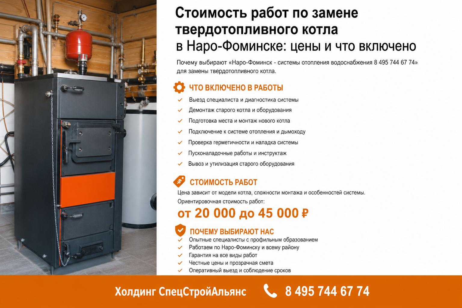 Почему выбирают «Наро‑Фоминск - системы отопления водоснабжения 8 495 744 67 74» для замены твердотопливного котла Почему выбирают «Наро‑Фоминск - системы отопления водоснабжения 8 495 744 67 74» для замены твердотопливного котла
