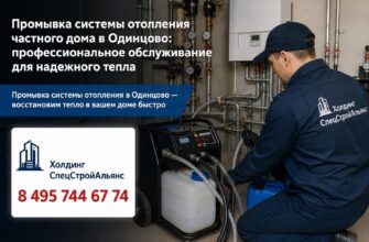 Промывка системы отопления частного дома в Одинцово
