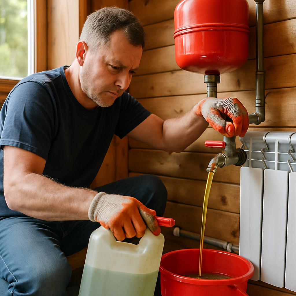 Замена теплоносителя в отоплении дачи: когда и почему это важно