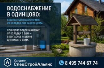 Водоснабжение в Одинцово: безопасный водоисточник из колодца