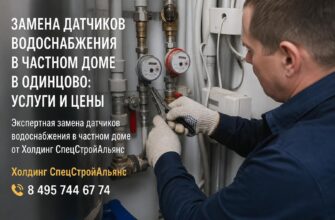 Замена датчиков водоснабжения в частном доме в Одинцово